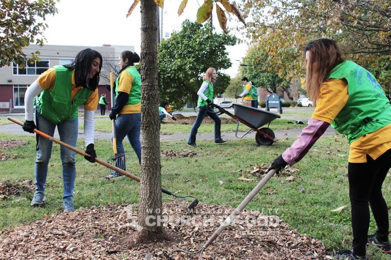 ASEZ, wmscog, world mission society church of god, louisville, kentucky, cleanup, landscaping, reduce crime, volunteerism, Ben Washer Park, University of Louisville, Spalding University