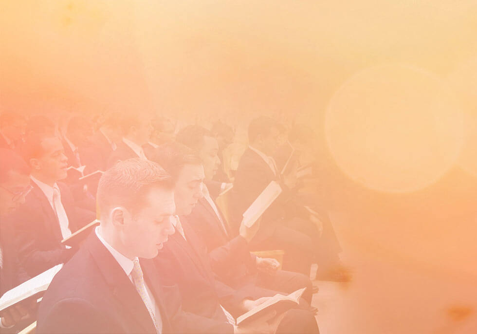 worship image with orange overlay for Sabbath description on Christian Essentials page